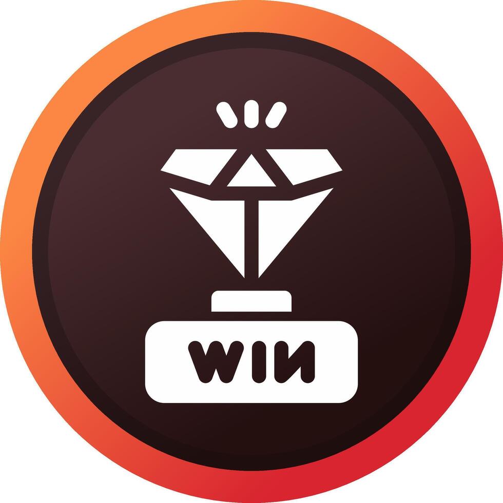 Gewinner kreatives Icon-Design vektor