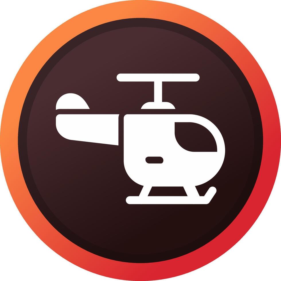 helikopter kreativ ikon design vektor
