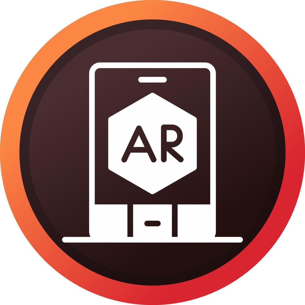 ar App kreativ Symbol Design vektor