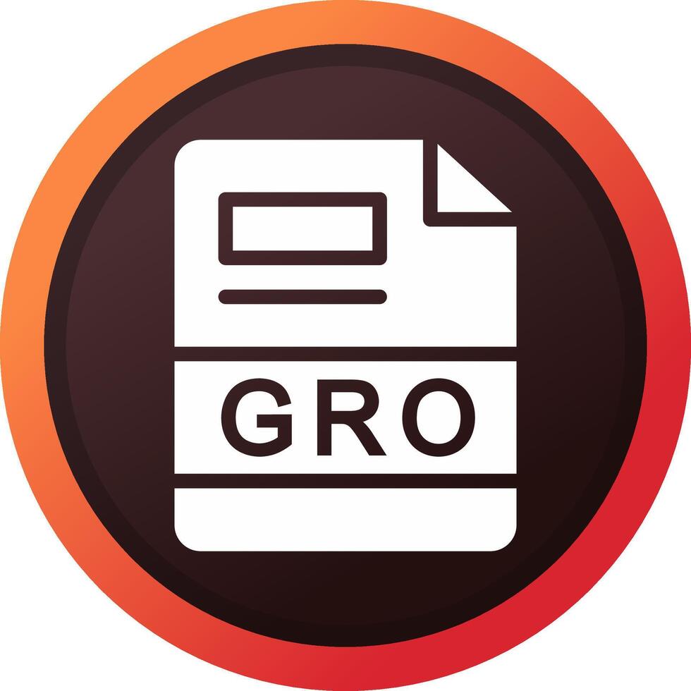 gro kreativ Symbol Design vektor