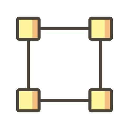 Vektor-Symbol ziehen vektor