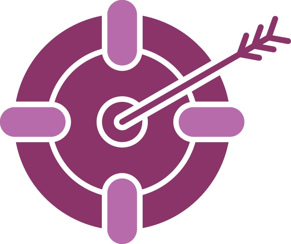 Tor Glyphe zwei Farbe Symbol vektor