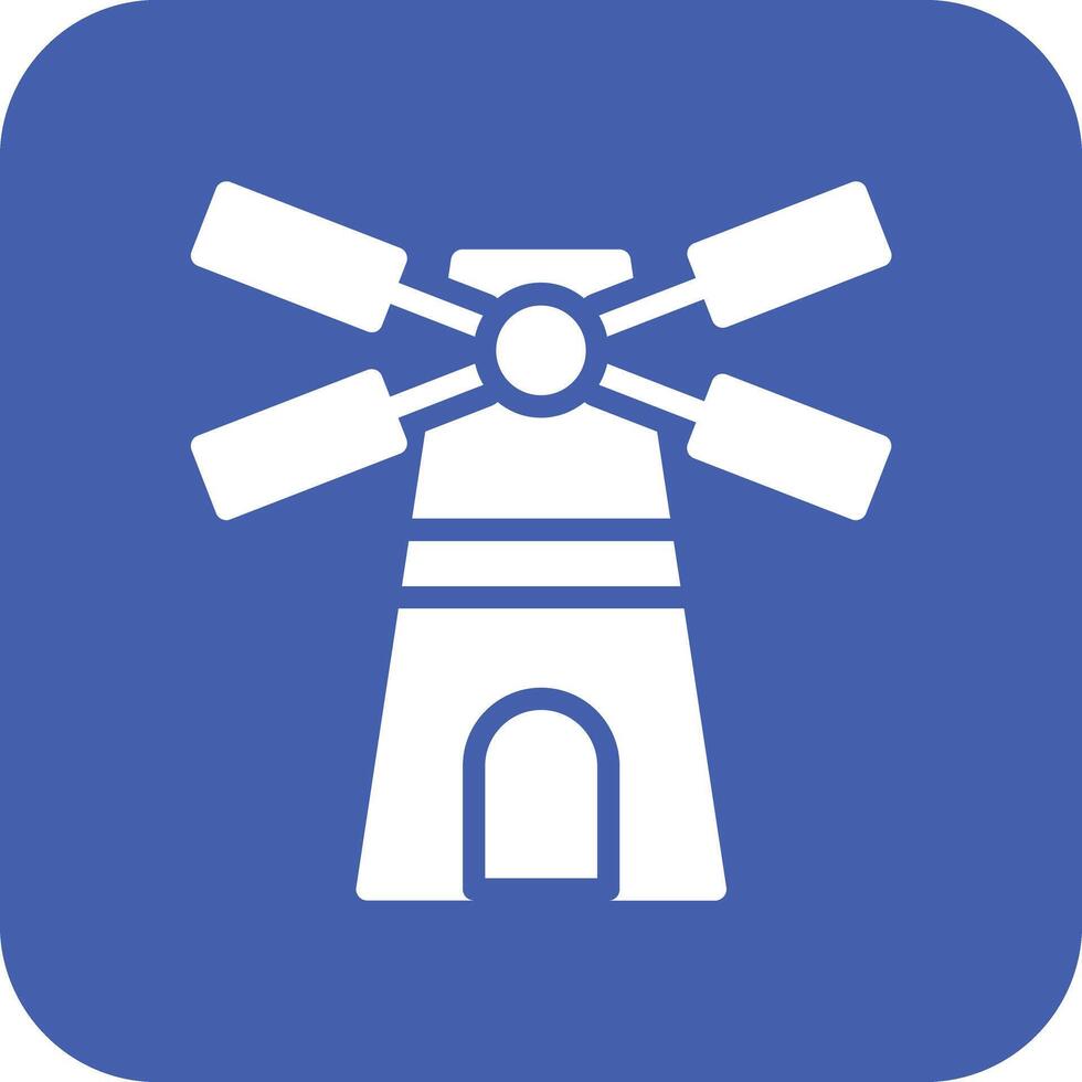 Symbol für Windmühlenvektor vektor