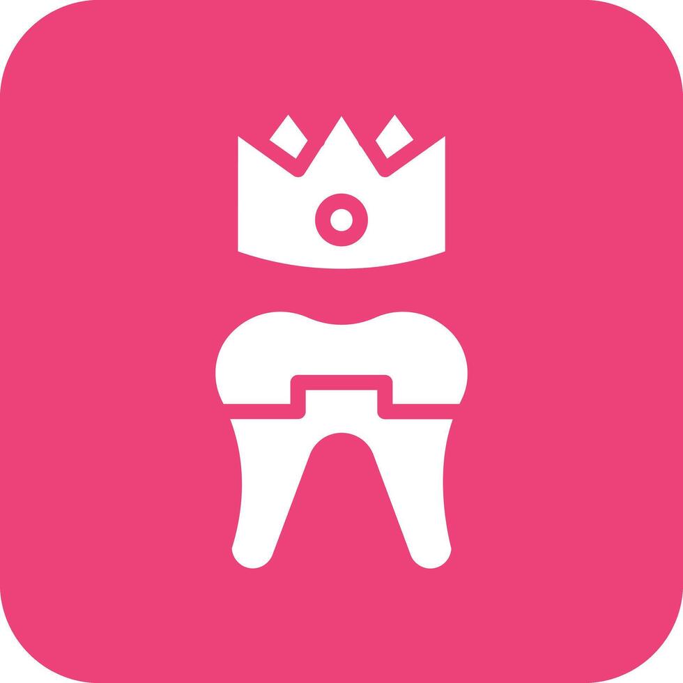 Dental Krone Vektor Symbol