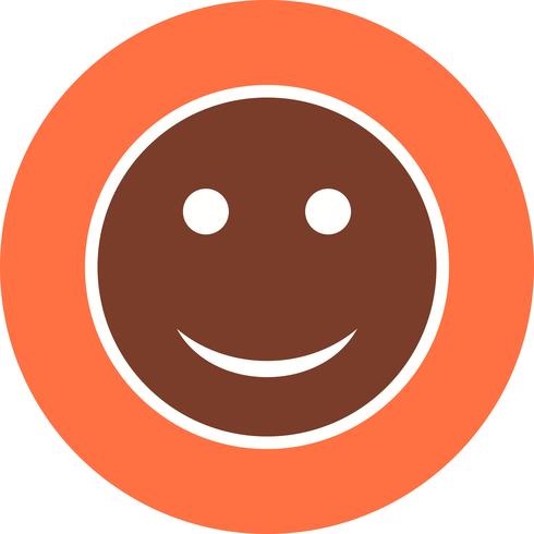 Glad Emoji Vector Icon