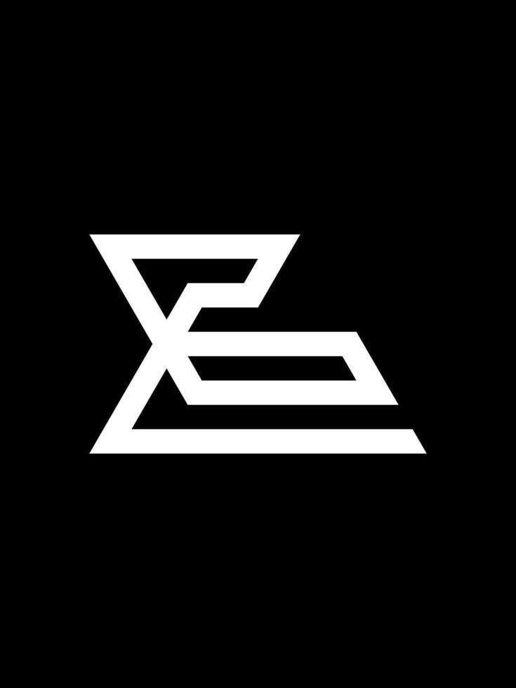 Das Monogramm-Logo vektor