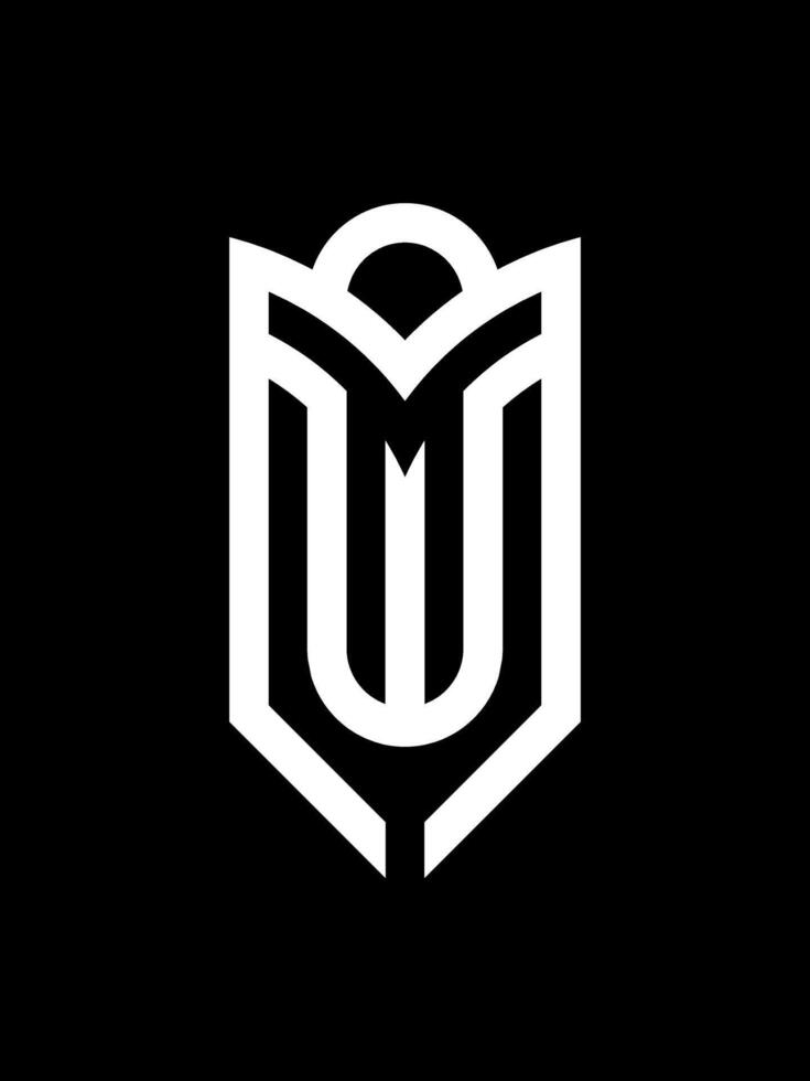 mw monogram logotyp vektor