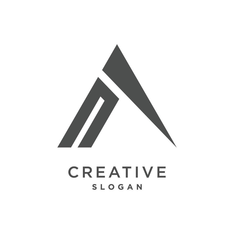 brev en logotyp vektor illustration aning med kreativ begrepp