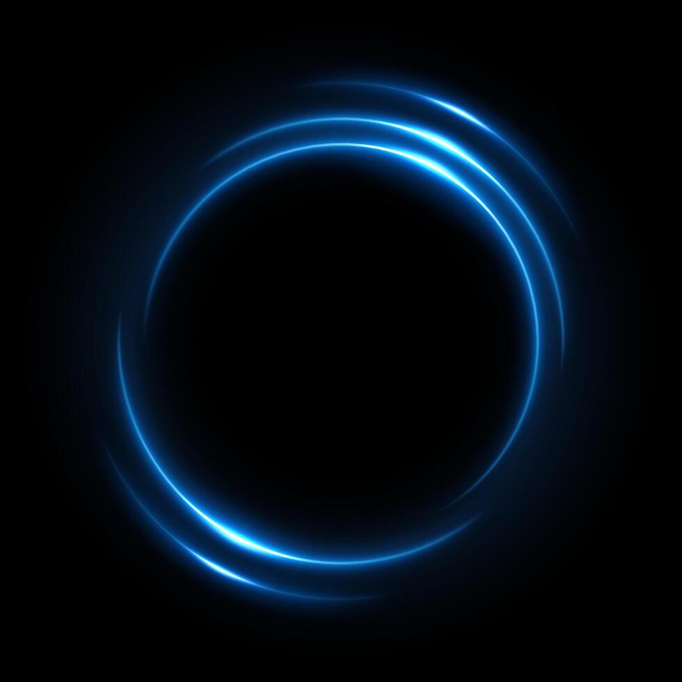 runda blå ljus vriden, lämplig för produkt reklam, produkt design, och Övrig, vektor illustration