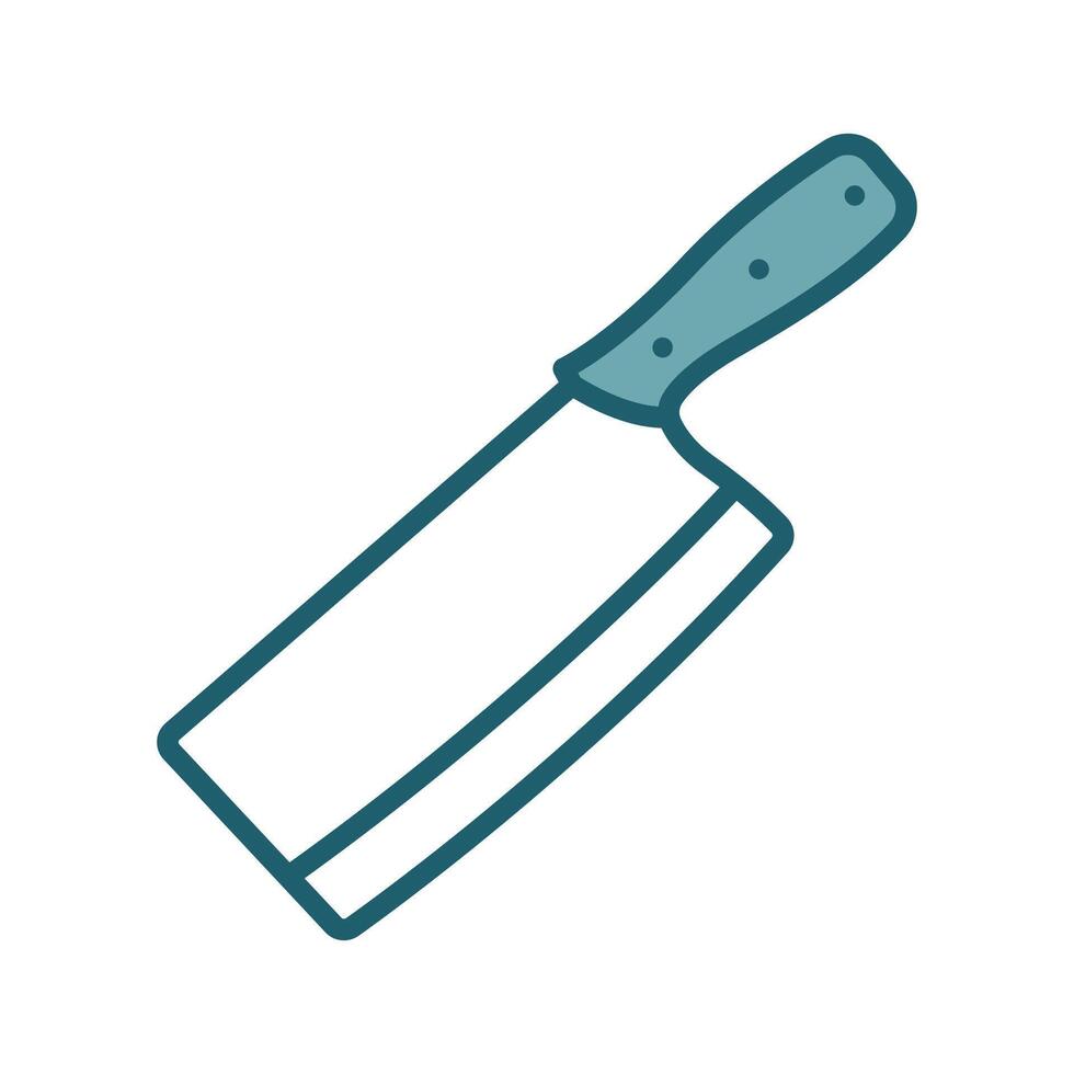 Metzger Messer Symbol Vektor Design Vorlage einfach und sauber