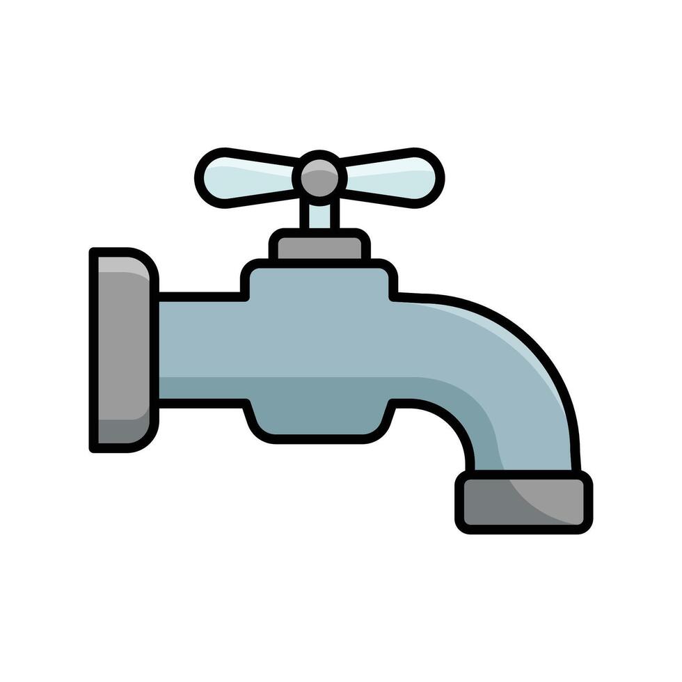 Wasser Zapfhahn Symbol Vektor Design Vorlage einfach und sauber