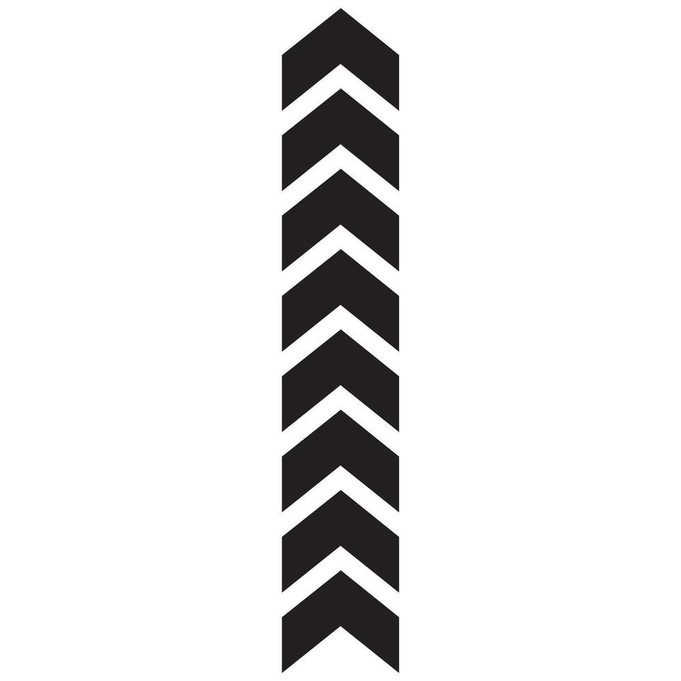 Pfeil Symbol Chevron Gekritzel schwarz Linie Grafik Design App Logo vektor