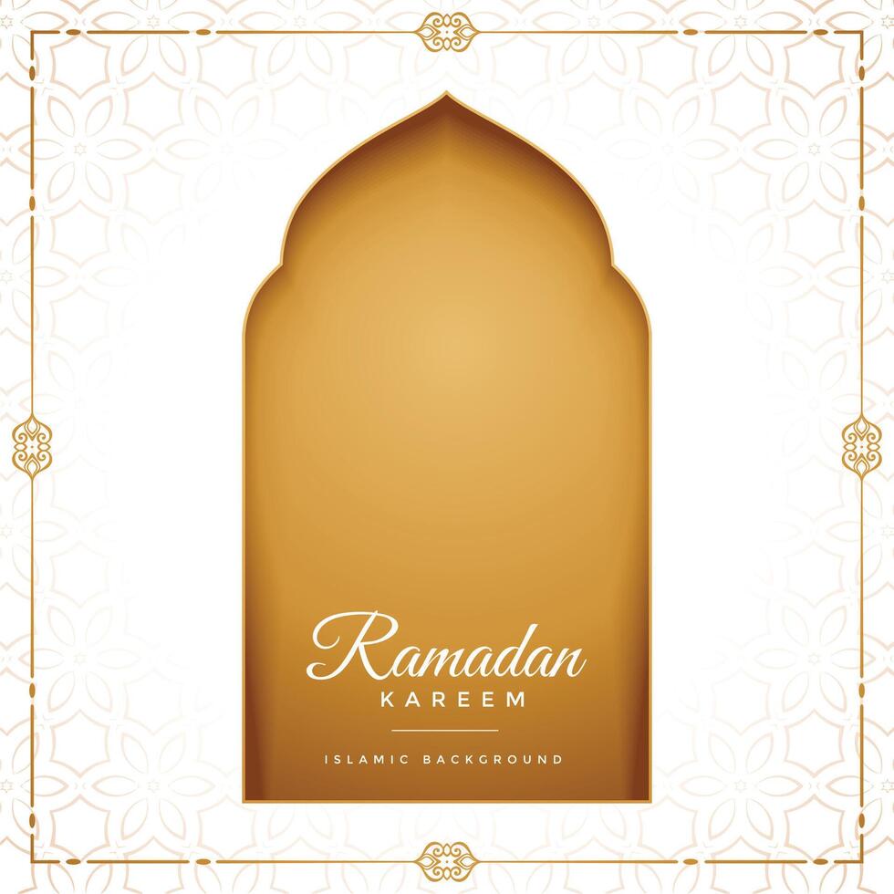 eid mubarak ramadan kareem islamic hälsning design vektor