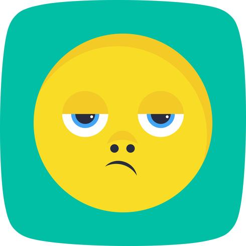 Besviken Emoji Vector Icon