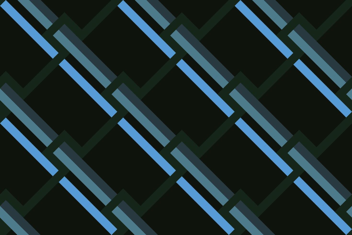 geometrisk sömlös mönster bakgrund med svart och blå Färg vektor