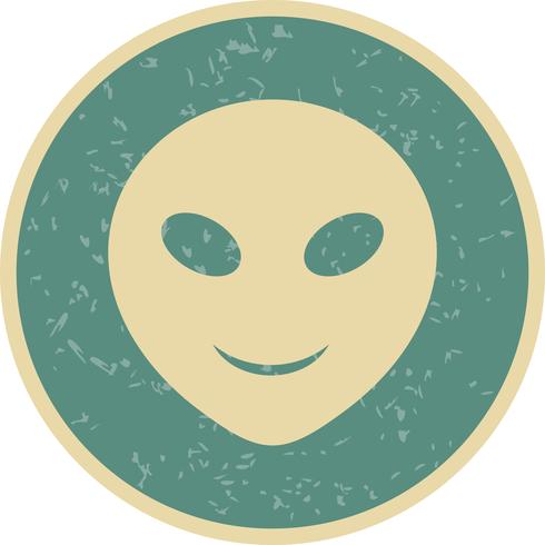 alien emoji vektorikonen vektor