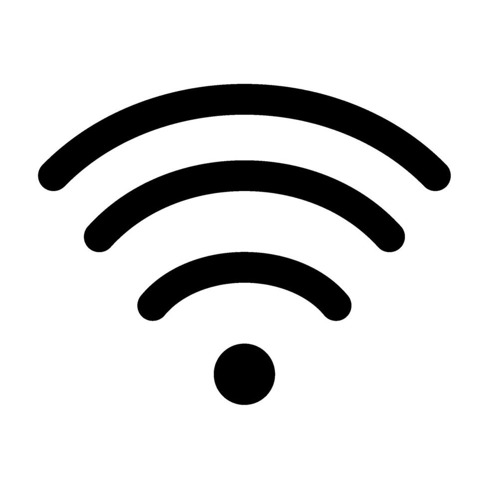 wiFi ikon för webb, app, uiux, infografik, etc vektor