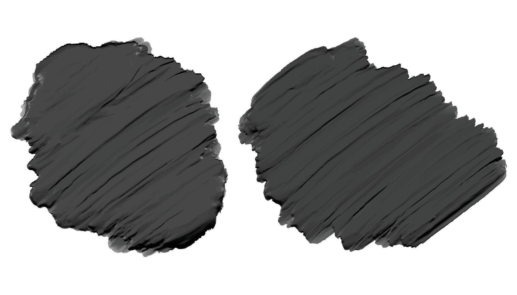 svart tjock akryl vattenfärg måla textur vektor