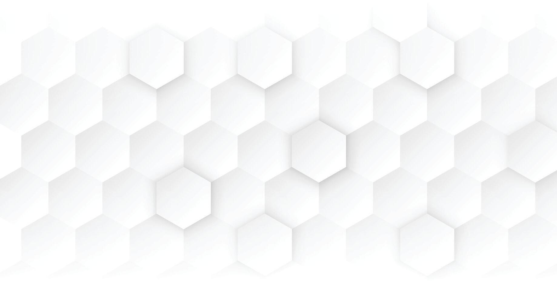 vit rena hexagonal medicinsk begrepp bakgrund vektor