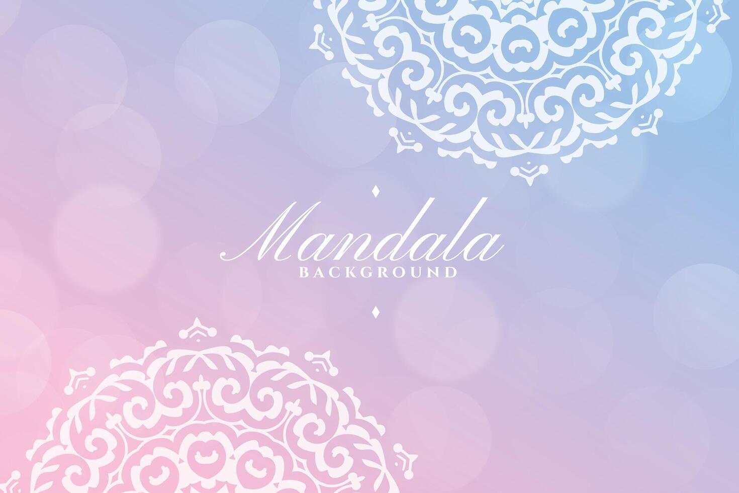 islamisch Stil dekorativ Mandala Muster Hintergrund Design vektor