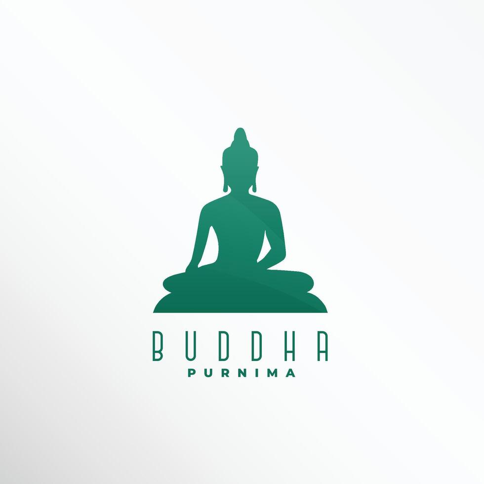 Hindu religiös Buddha Purnima Hintergrund zum innere Frieden und Vertrauen Vektor