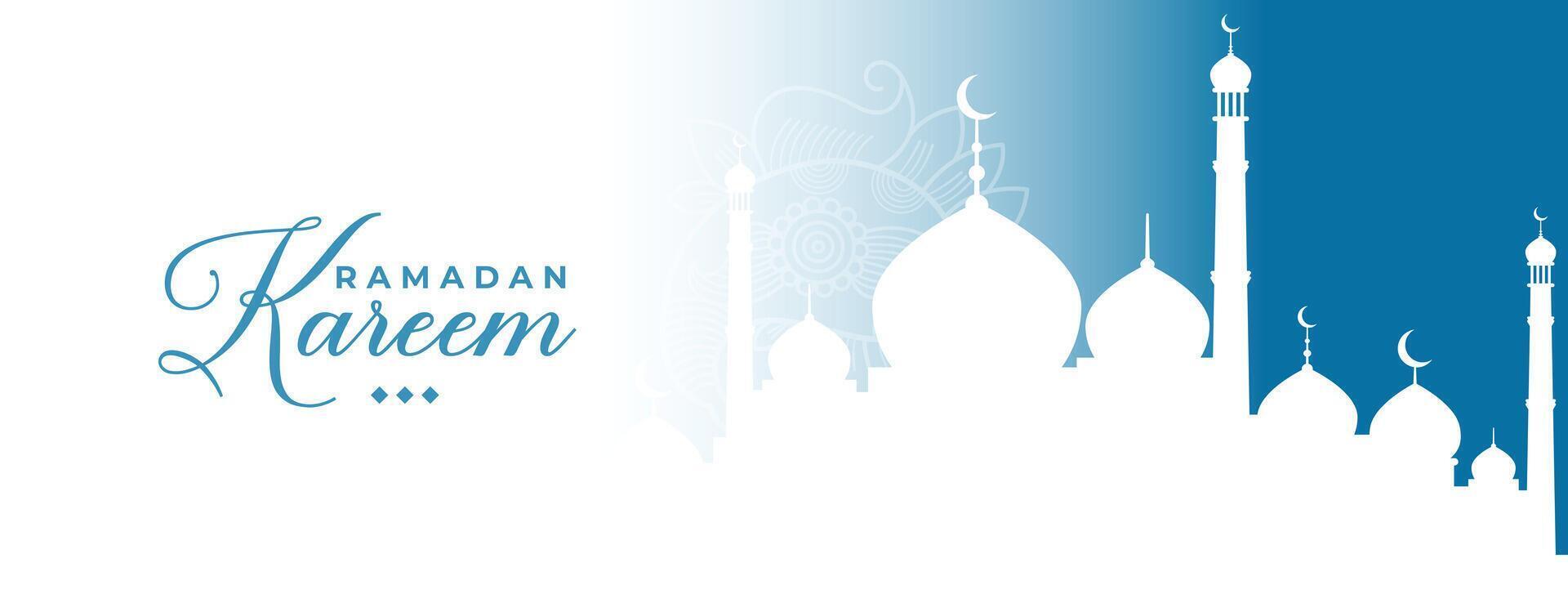 traditionell Ramadan kareem islamisch Banner Design vektor