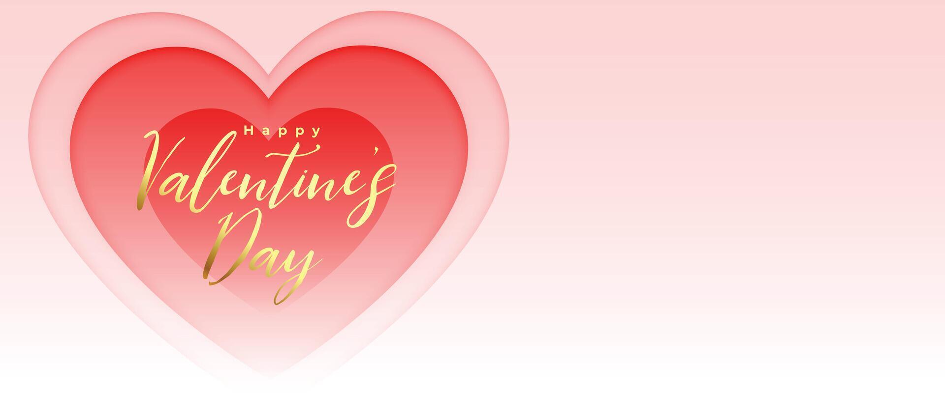 romantisch Valentinsgrüße Tag Banner zum Ihre Sozial Medien Beiträge vektor