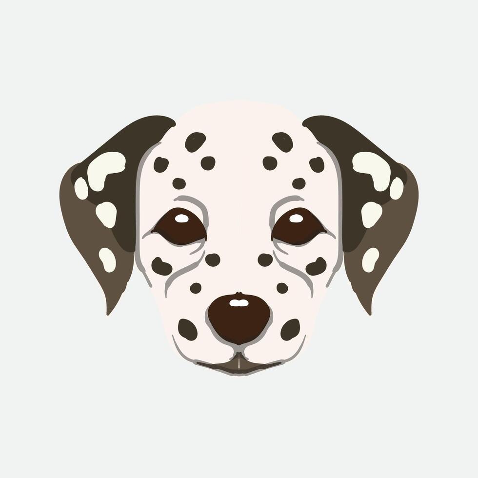süß Kopf Hund Vektor Illustration perfekt zum süß Haustier Hund Vektor Design