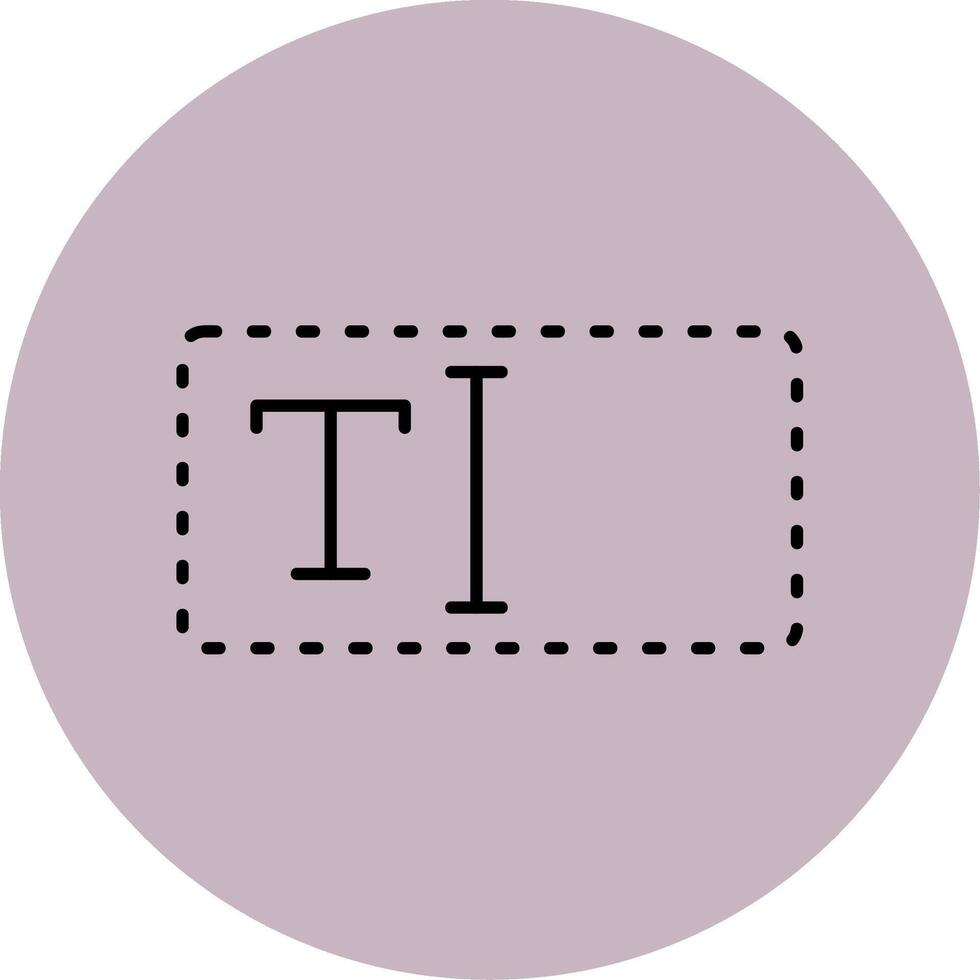 Text Box Linie gefüllt Mehrfarben Kreis Symbol vektor