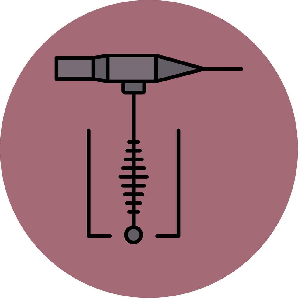 svetsning linje fylld flerfärgad cirkel ikon vektor