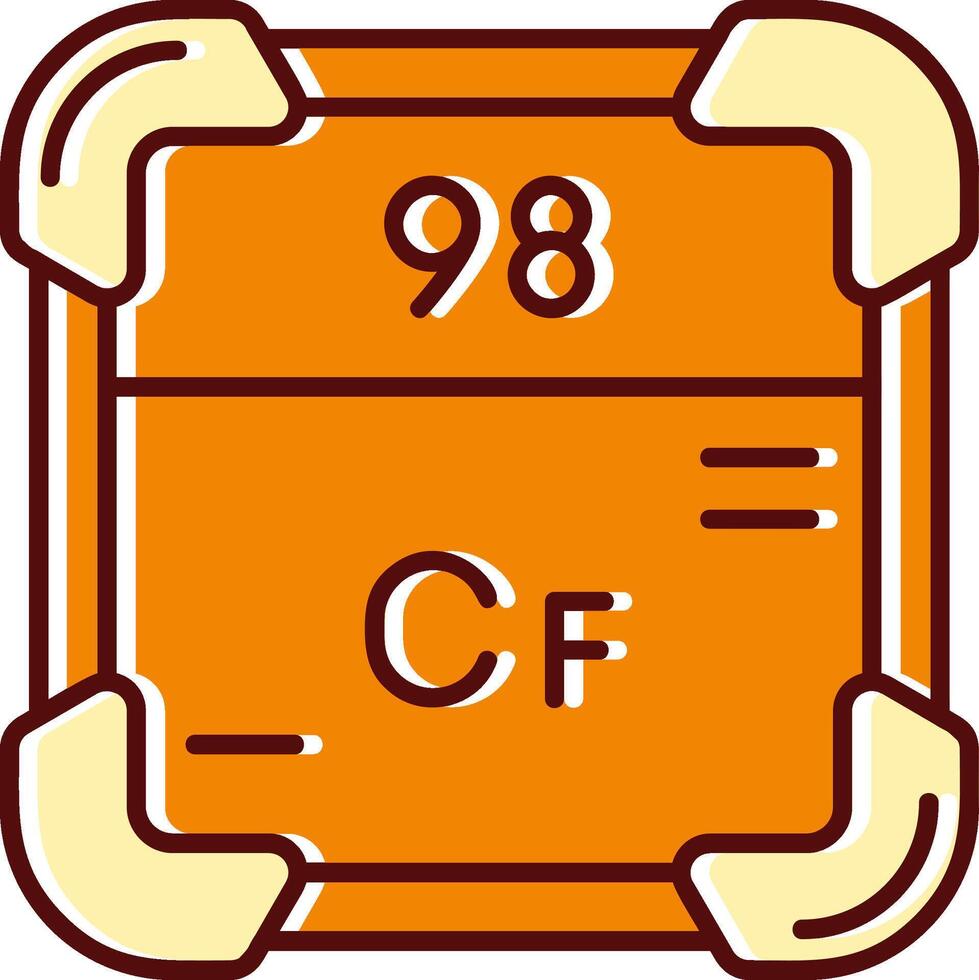 Kalifornien gefüllt ausgerutscht retro Symbol vektor