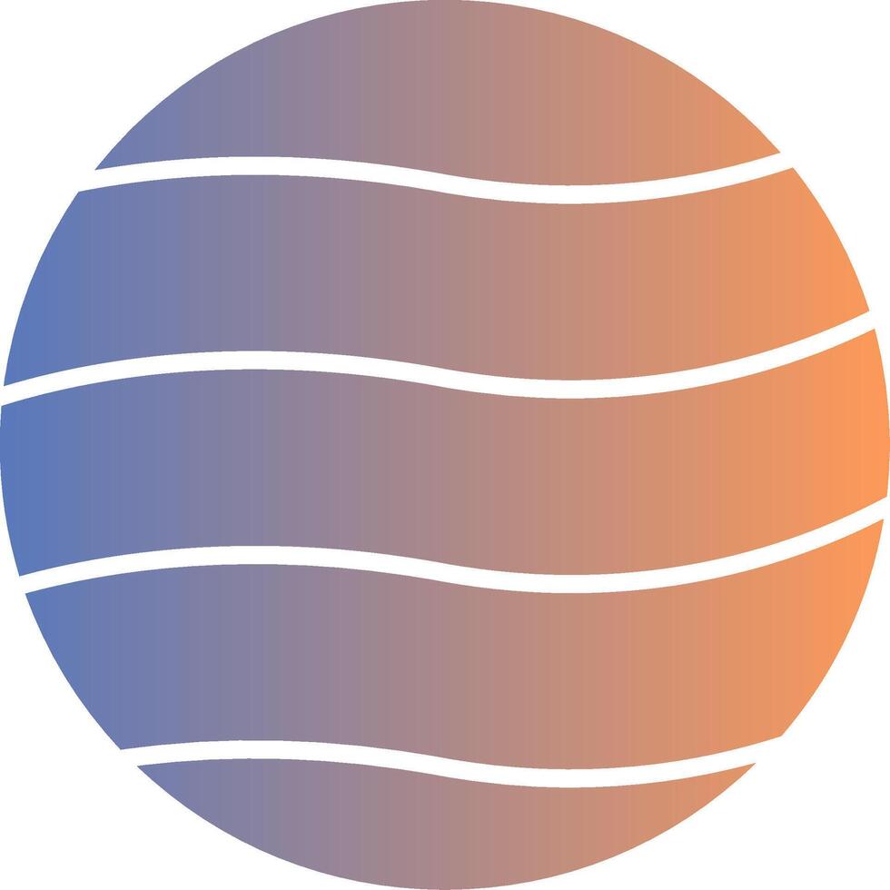 Planet Gradient Symbol vektor