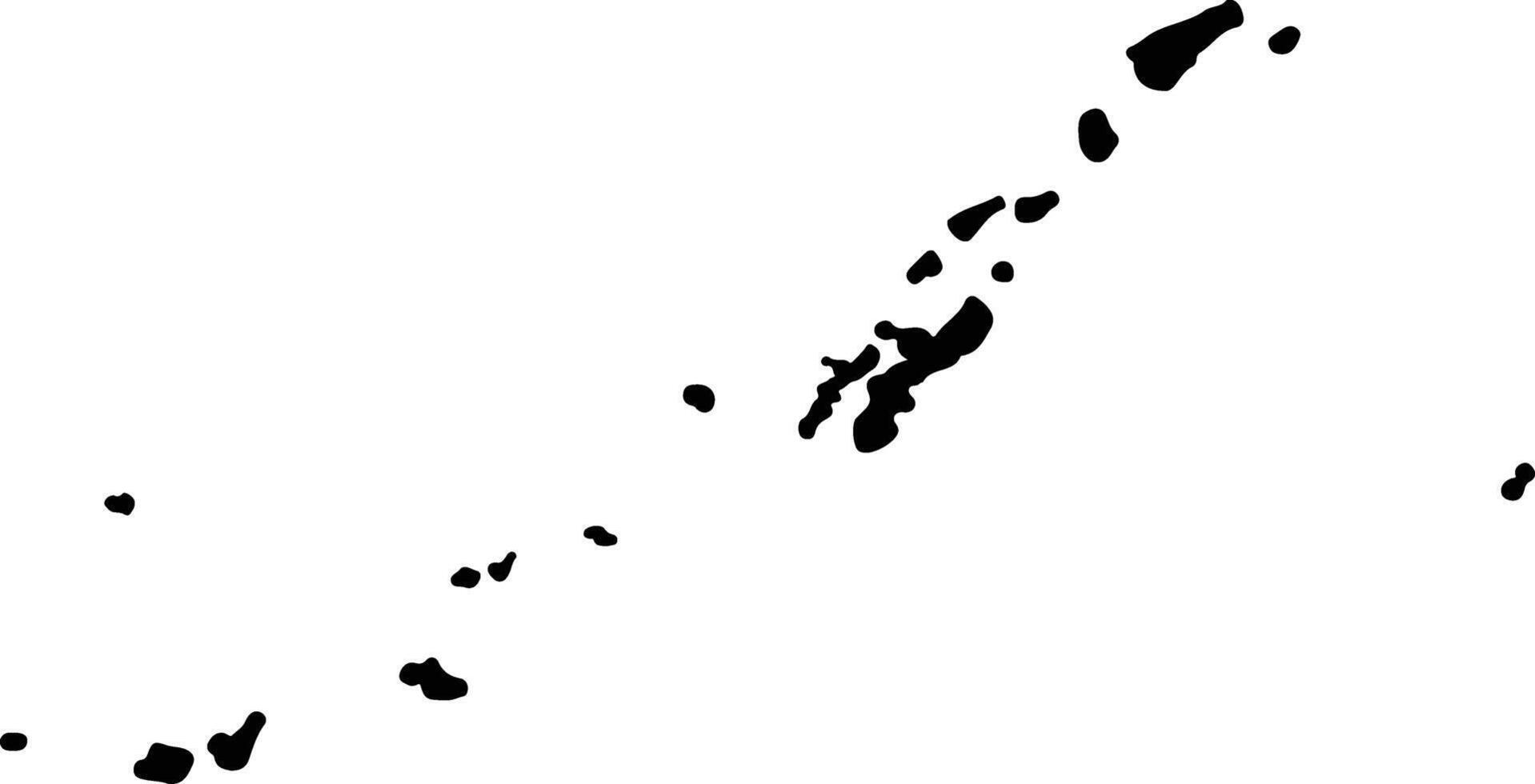 okinawa japan silhuett Karta vektor