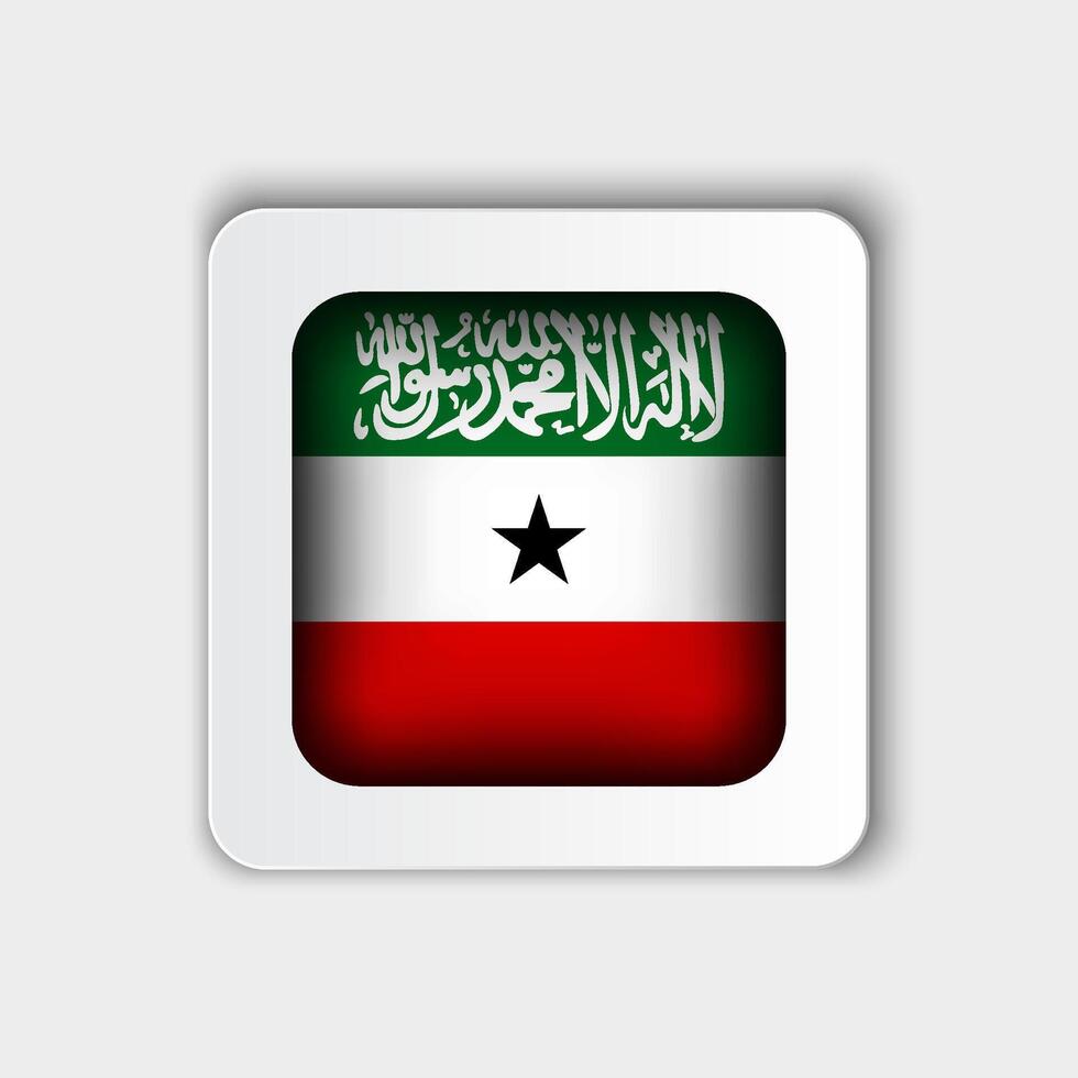 somaliland Flagge Taste eben Design vektor