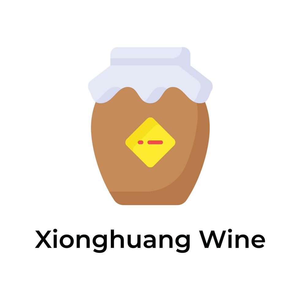 Chinesisch Alkohol Vektor Design, Chinesisch traditionell trinken Symbol Design
