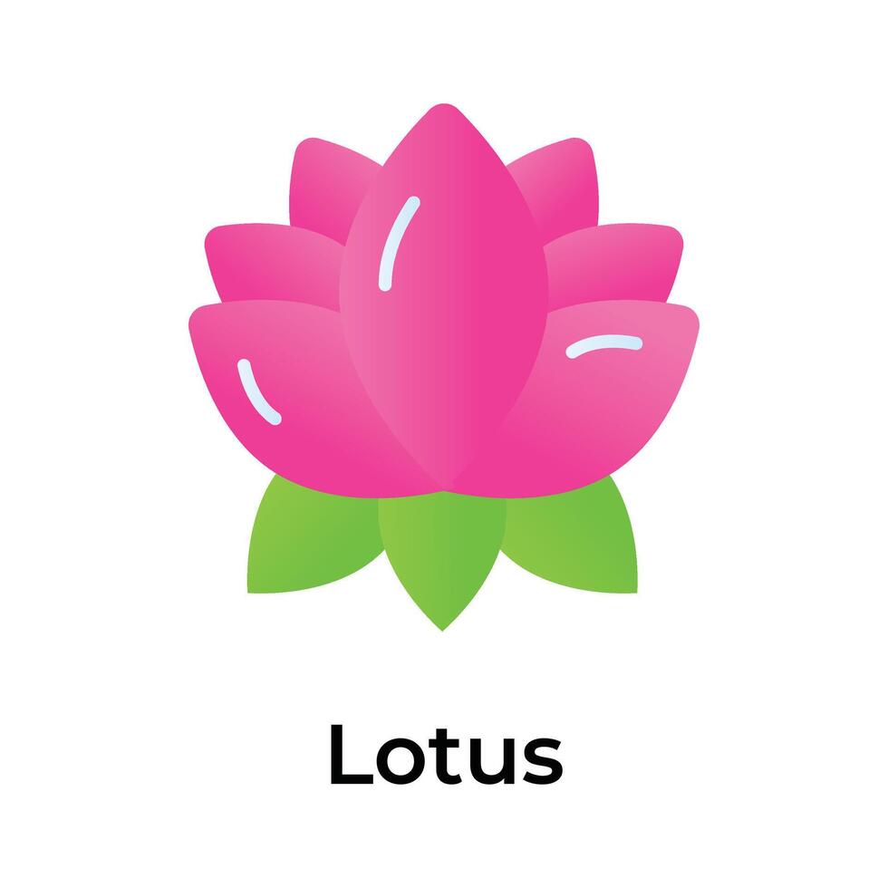 Wasser Lilie, tolle Symbol von Lotus Blume, oben zum Prämie verwenden vektor