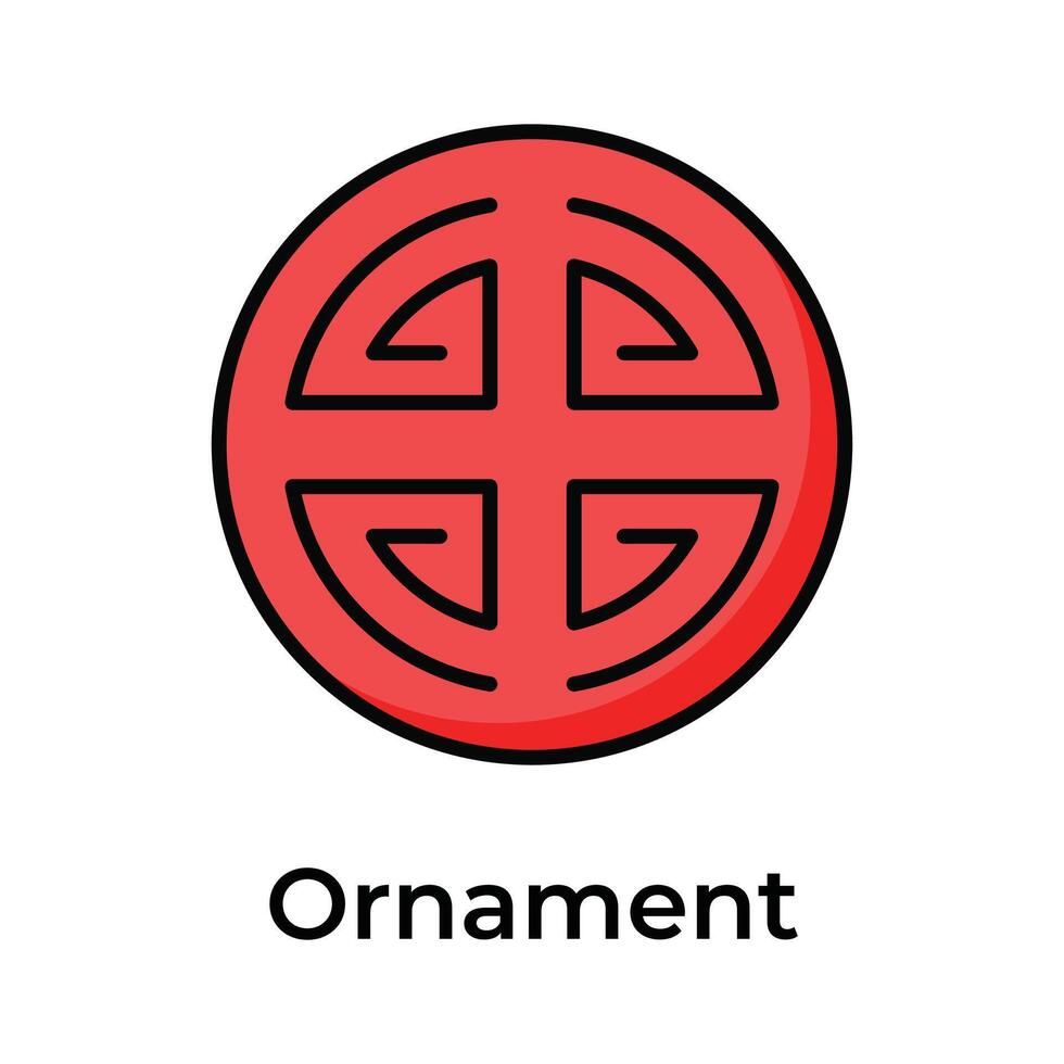 erhalten diese tolle Symbol von Chinesisch Ornament im modern Stil vektor