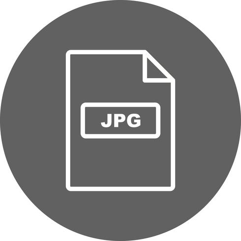 JPG-Vektor-Symbol vektor