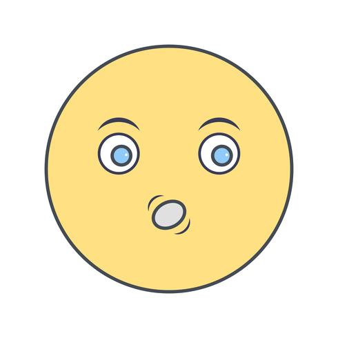 Pfeife Emoji-Vektor-Symbol vektor