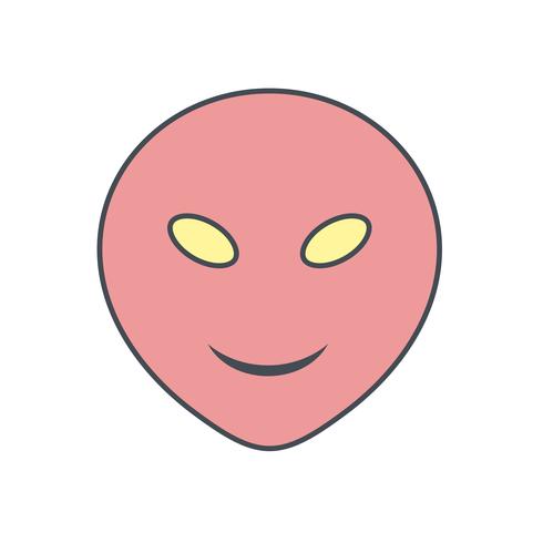 alien emoji vektorikonen vektor