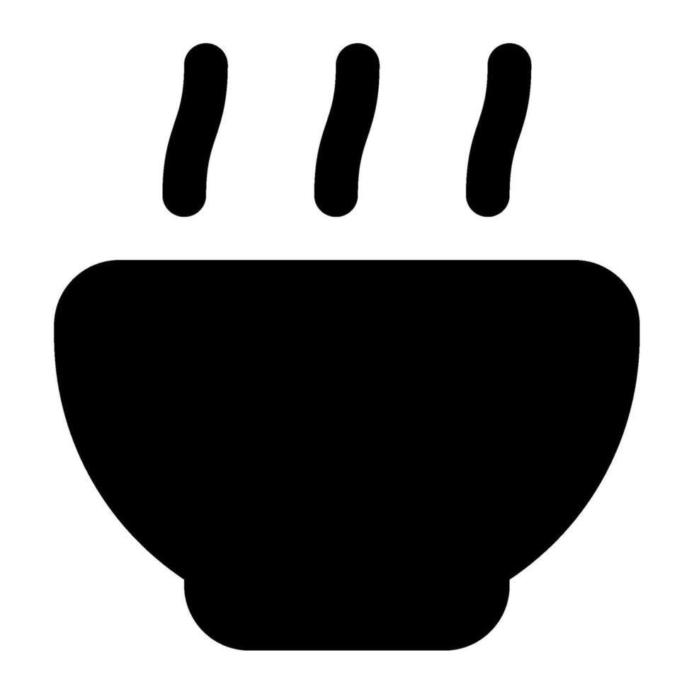 soppa ikon mat och drycker för webb, app, uiux, infografik, etc vektor