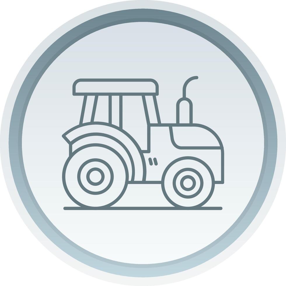 Traktor linear Taste Symbol vektor