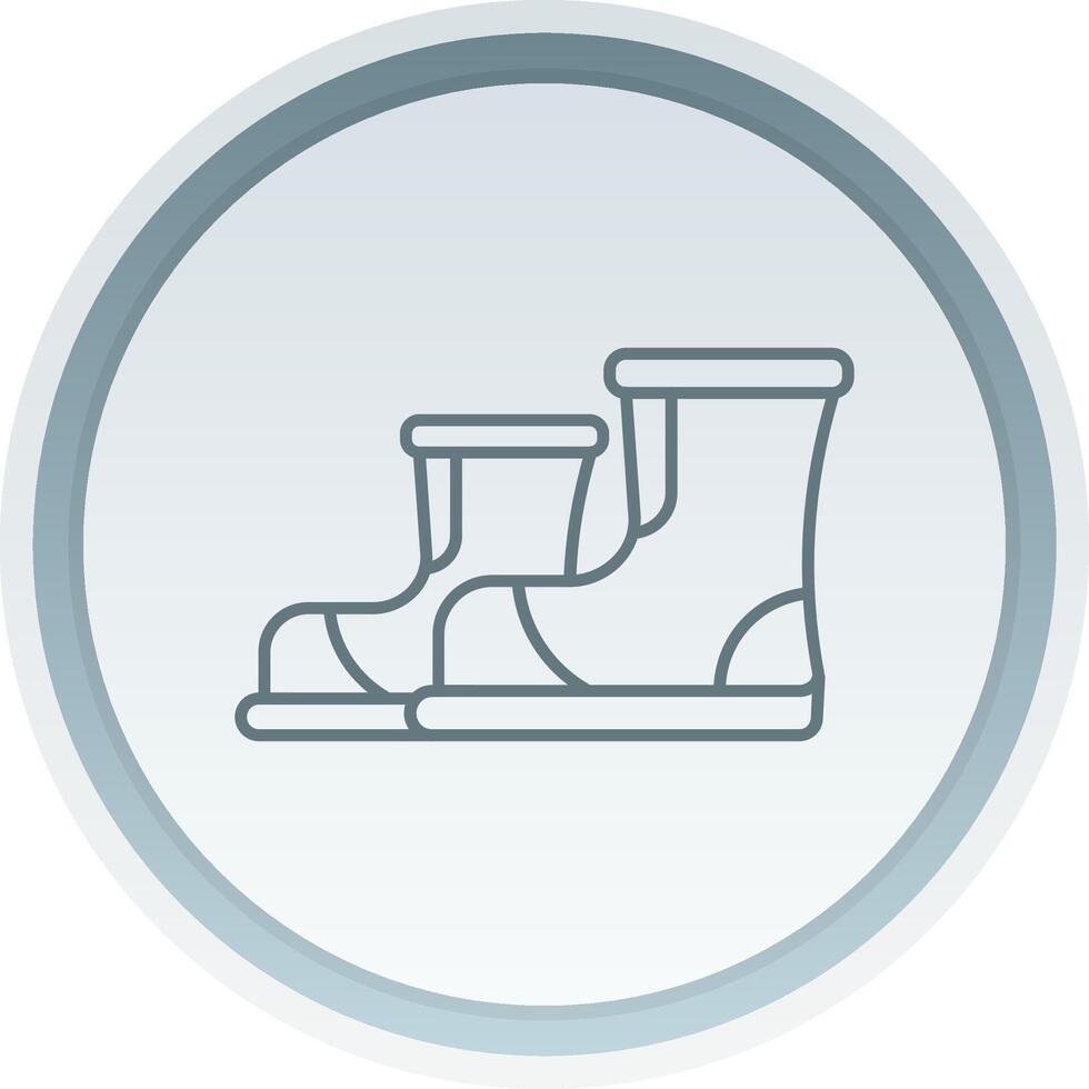 Stiefel linear Taste Symbol vektor