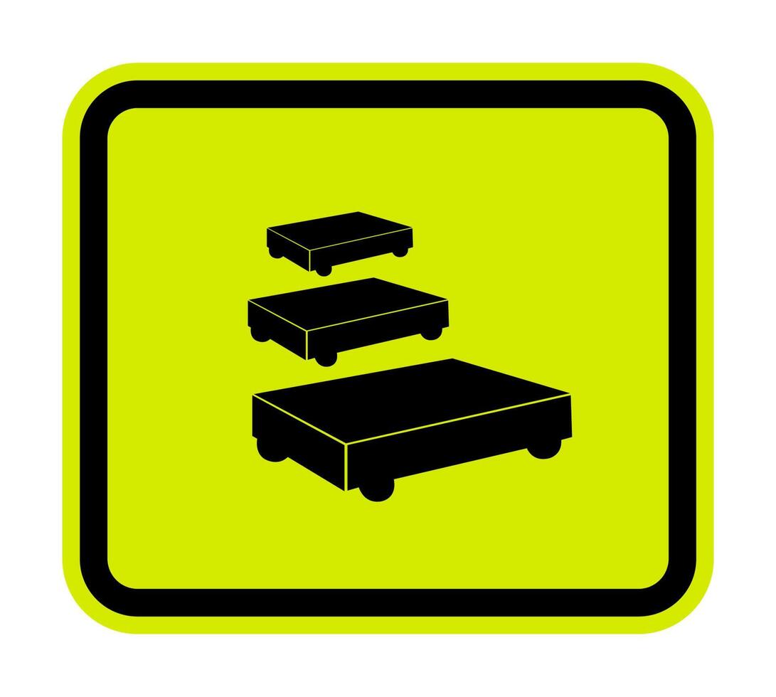 ppe icon.paint Trolley Park Symbol Symbol isolieren auf weißem Hintergrund, Vektor-Illustration eps.10 vektor