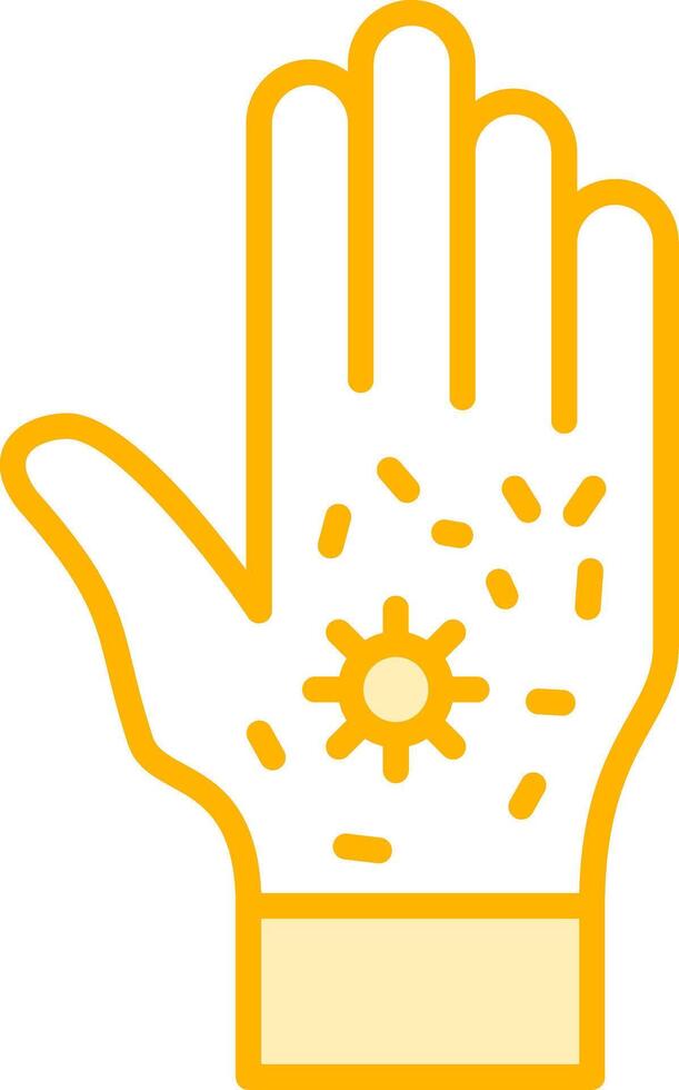 schmutzig Hand vecto Symbol vektor