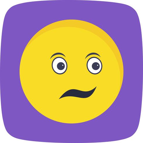 Förvirrad Emoji Vector Icon