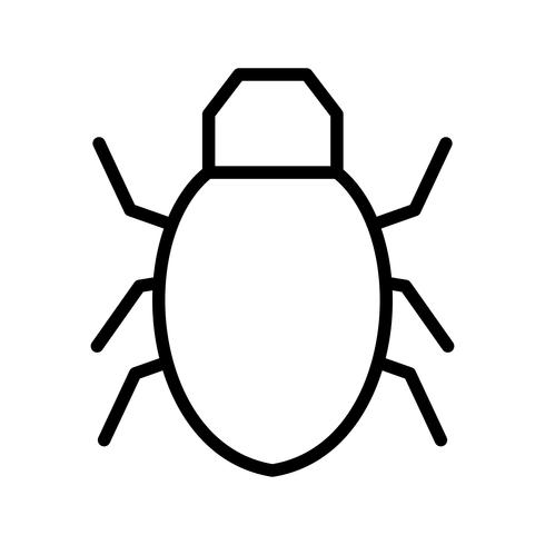 Bug-Vektor-Symbol vektor