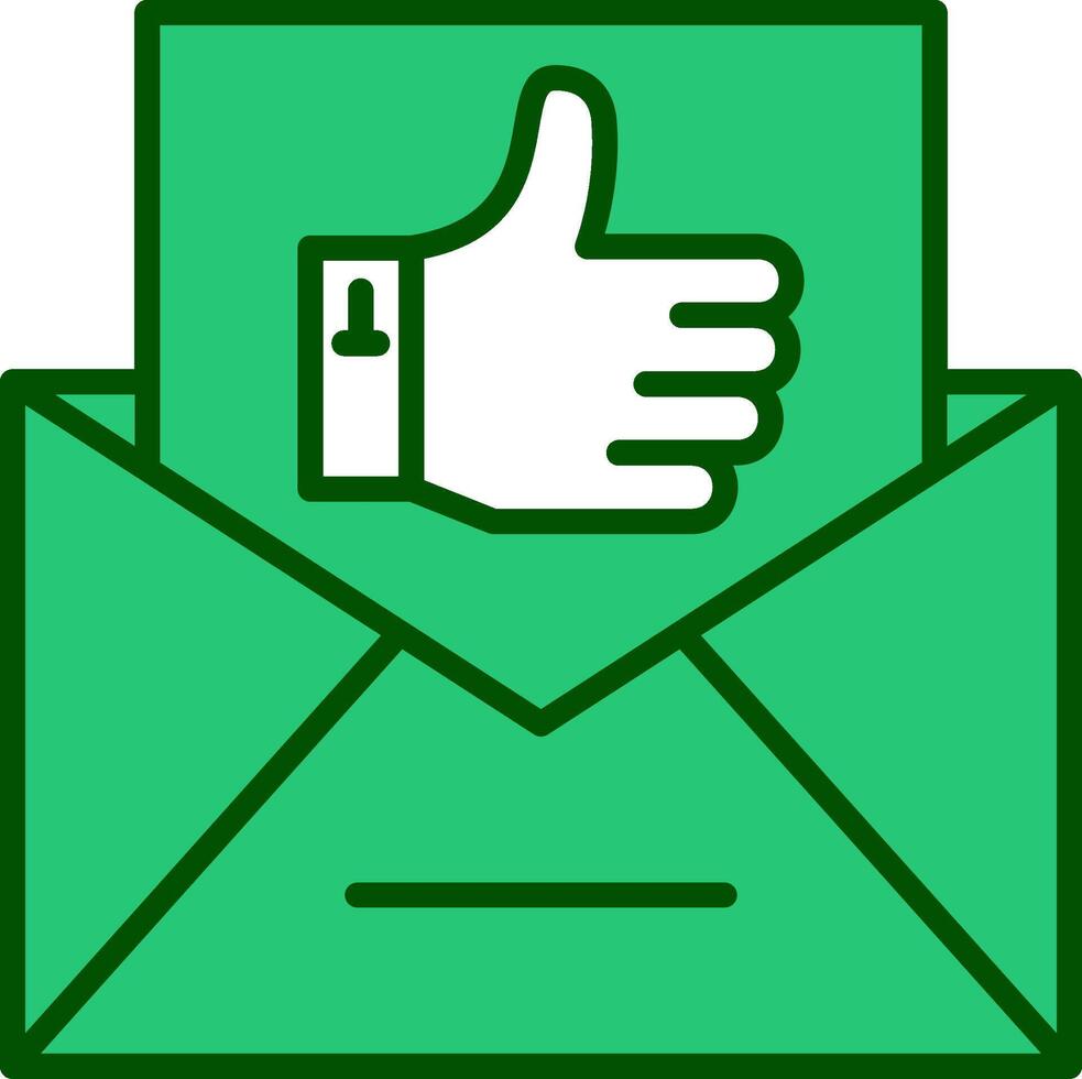 Email mögen vecto Symbol vektor