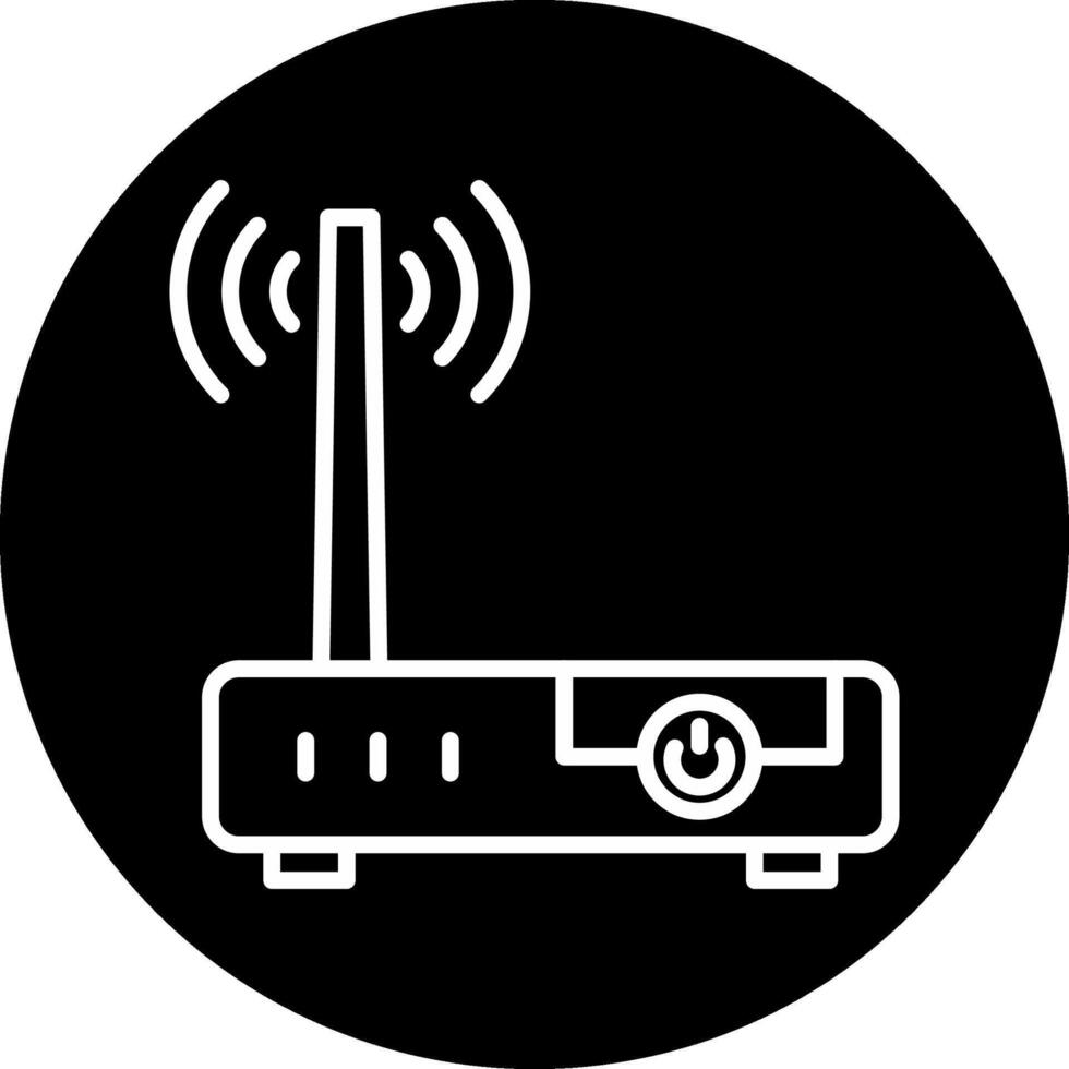 Router Gerät vecto Symbol vektor