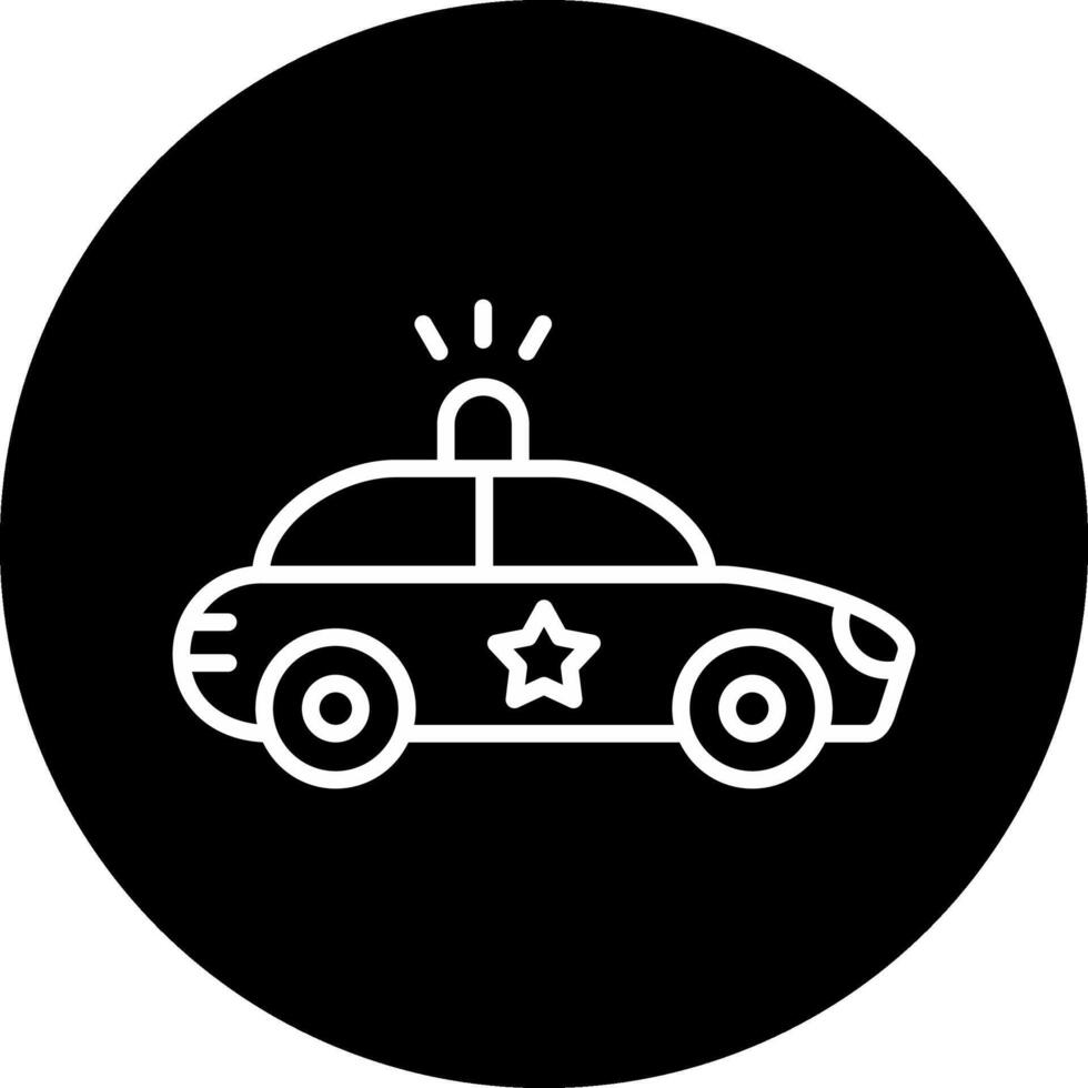 Polizei Auto vecto Symbol vektor